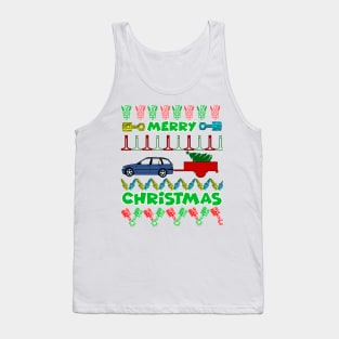 Merry chrismas, car guy, car enthusiast merry chrismas (e46 m3 e91) Tank Top